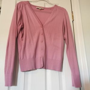 Pink cardigan